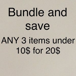 Sale sale sale 3 items 13 and under for 25$